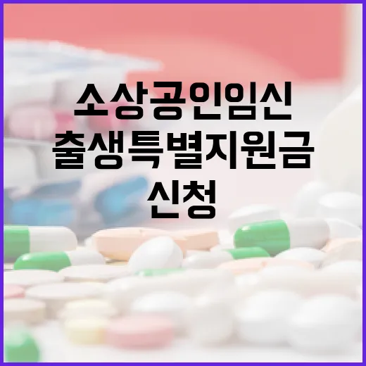 소상공인 임신·출생 특별지원금 신청 시작