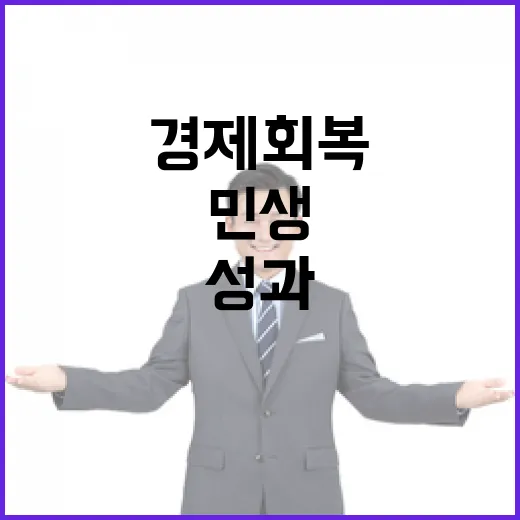 민생경제 회복과 생명안전 강화 성과 공개