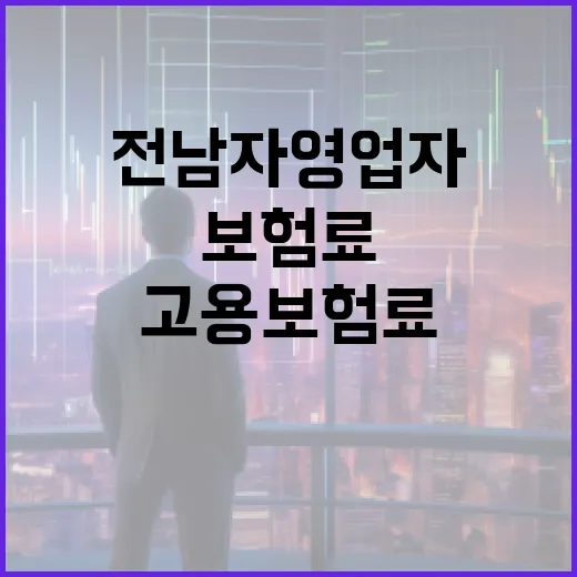 전남 자영업자 고용보험료 부담 완화 지원