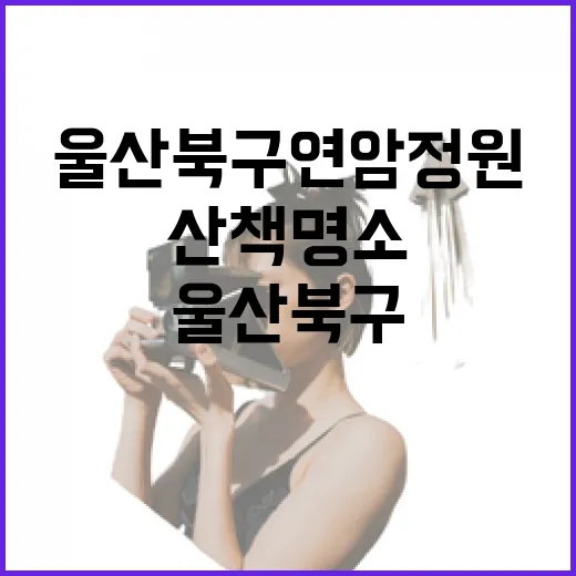 울산 북구 연암정원 감성 산책 명소