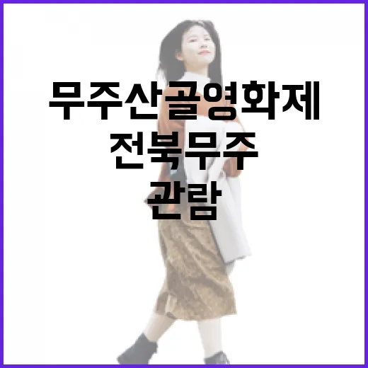 전북 무주산골영화제 관람 완벽 가이드