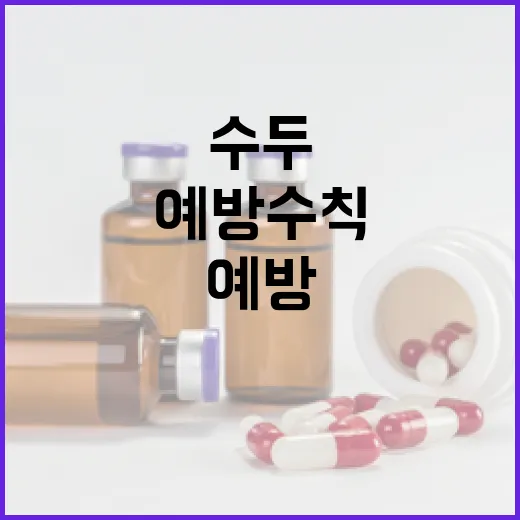 수두 확산 경계, 예방수칙 철저히