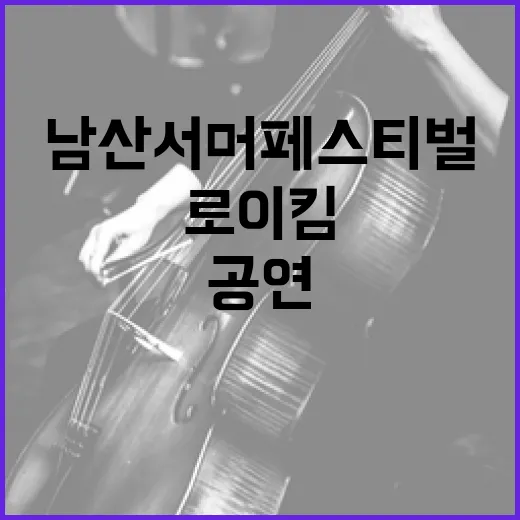남산서머페스티벌, 걷기부터 로이킴 공연까지