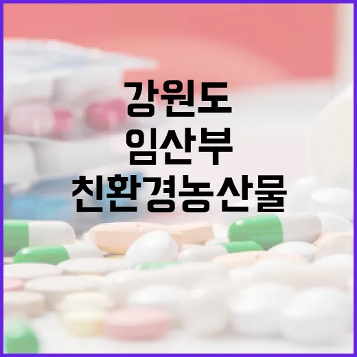 강원도 임산부 친환경농산물 지원 대폭 확대