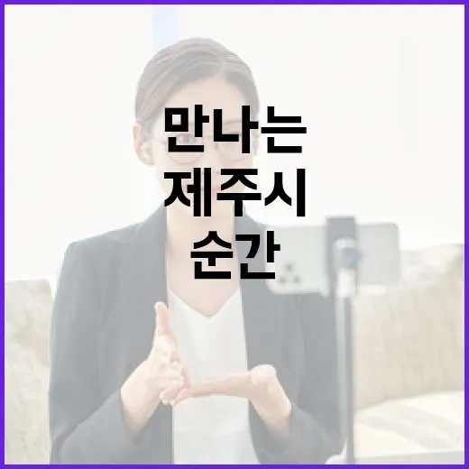 제주시 공식 틱톡 채널로 만나는 생생한 제주의 순간