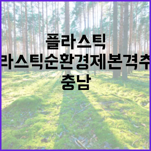 충남, 플라스틱 순환경제 본격 추진