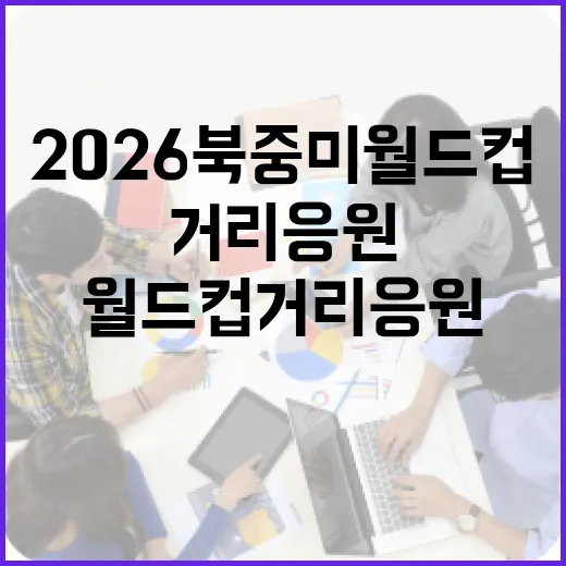 2026 북중미월드컵 거리응원 안전관리 총력