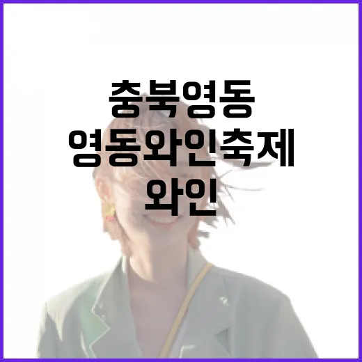 충북 영동 와인축제, 여름 향기 가득한 축제 현장