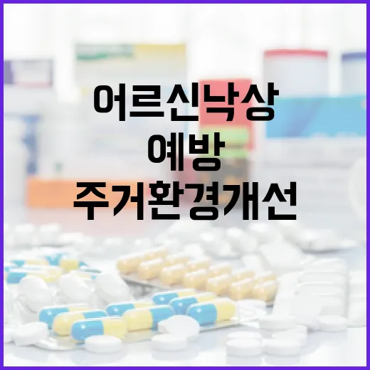 어르신 낙상 예방, 주거환경 개선 지원 확대