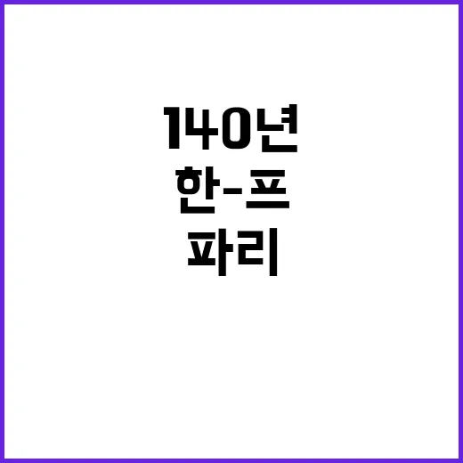 파리서 펼쳐지는 한-프 140년 케이컬처 축제