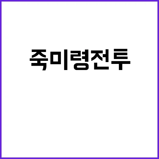 죽미령 전투, 평화의 첫걸음