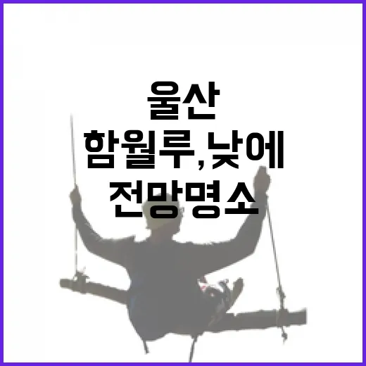울산 함월루, 낮에도 빛나는 전망 명소
