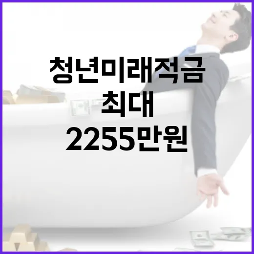 청년미래적금 가입 시작, 최대 2255만원 혜택