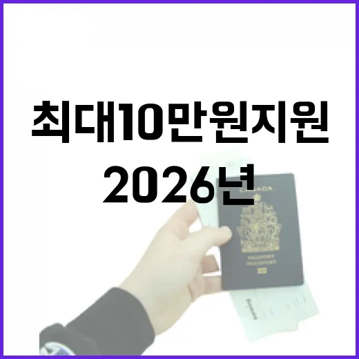 2026년 경남 섬 여행비 최대 10만원 지원