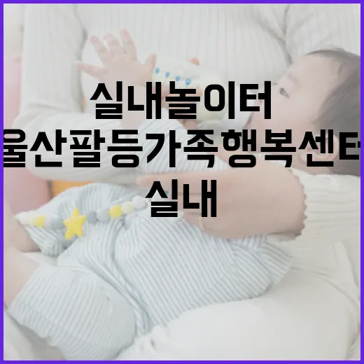 울산 팔등 가족행복센터 실내 놀이터 체험기