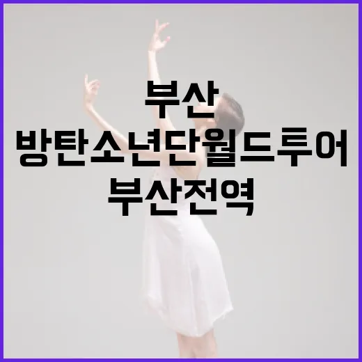 부산 전역 축제로 빛난 방탄소년단 월드투어