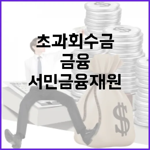 국민행복기금 초과회수금, 서민금융재원 활용 논란