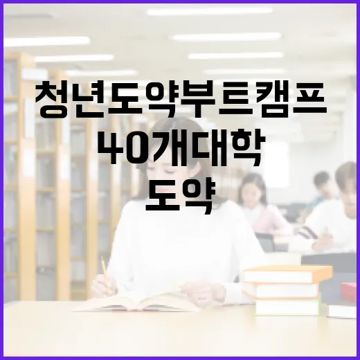 청년도약 부트캠프 40개 대학 선정