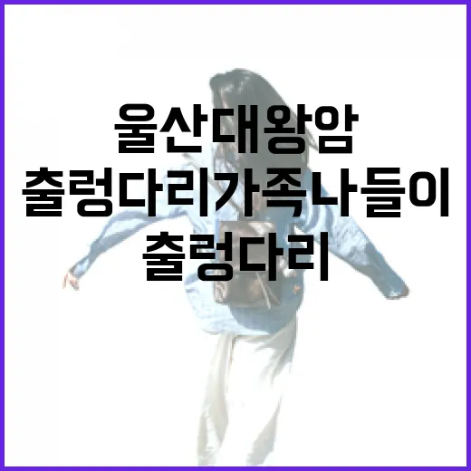 울산 대왕암 출렁다리 가족 나들이 명소