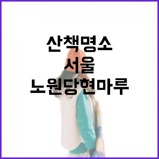 서울 도심 속 힐링 산책 명소 노원 당현마루