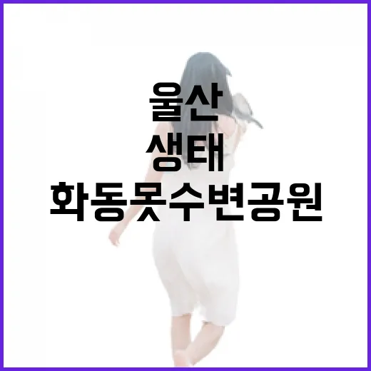 울산 화동못수변공원 산책과 생태의 만남