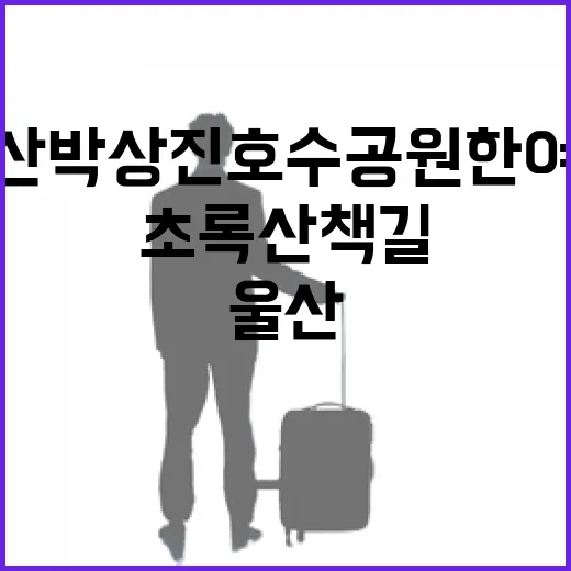 울산 박상진호수공원 한여름 초록 산책길