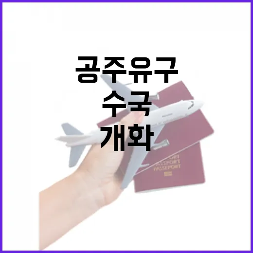 공주 유구 색동수국정원 개화 현장