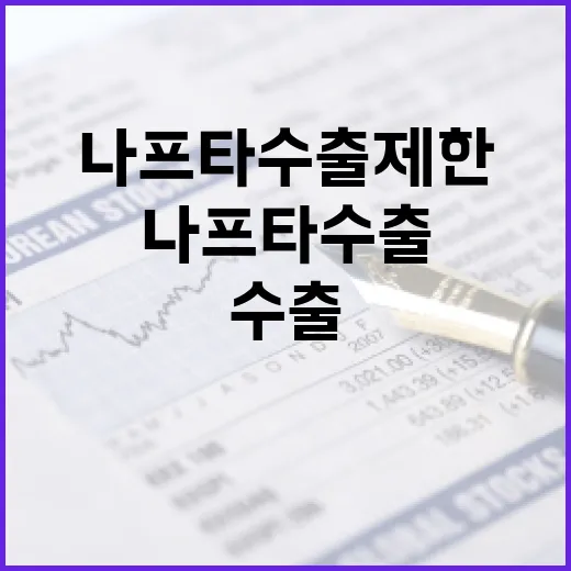 나프타 수출제한 조기폐지 결정 아직 안 내려져