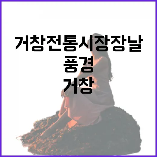거창 전통시장 장날의 생생한 풍경