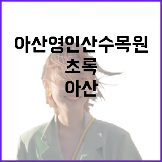 아산 영인산수목원, 초록 그늘 속 힐링 명소