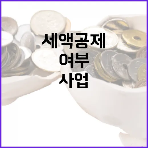 세액공제 제도 재정사업 전환 여부는 미정