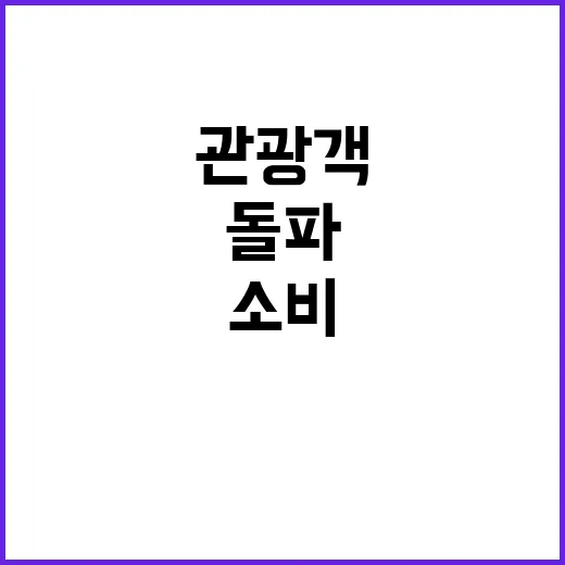외국인 관광객 1000만 명 돌파와 소비 역대 최대 기록