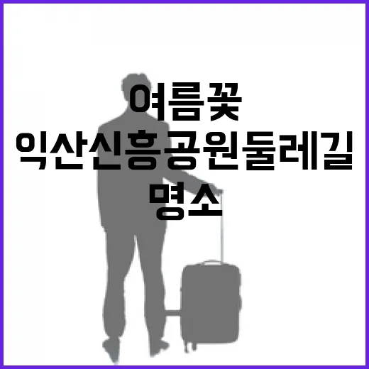 익산 신흥공원둘레길, 여름꽃과 함께하는 산책 명소