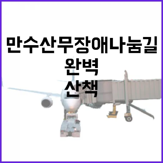 만수산 무장애 나눔길 산책 완벽 가이드
