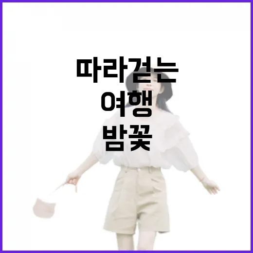 밤꽃 향기 따라 걷는 신영2리 여행