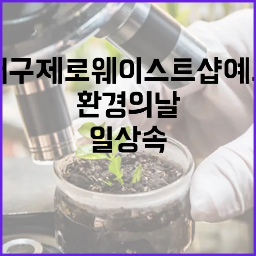대구 제로웨이스트샵 예쓰, 환경의 날 맞아 일상 속 실천 제안