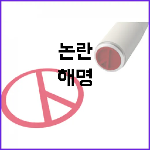 27년 예산안 랜드마크 사업 논란 해명