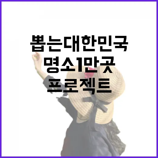국민이 뽑는 대한민국 관광명소 1만 곳 프로젝트
