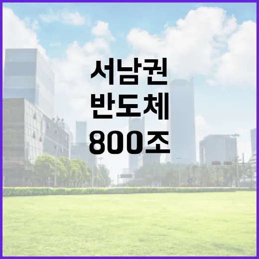 서남권 800조 반도체 팹·충청 81조 패키징 거점