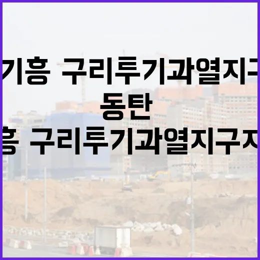동탄·기흥·구리 투기과열지구 지정