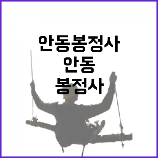 초록 물든 안동 봉정사 산책길