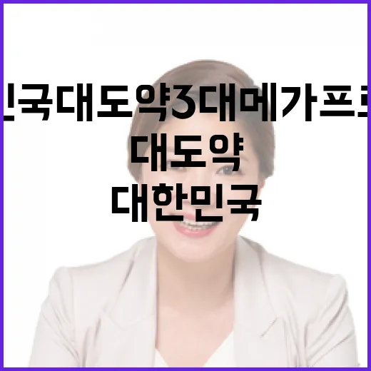 대한민국 대도약 3대 메가프로젝트 출범