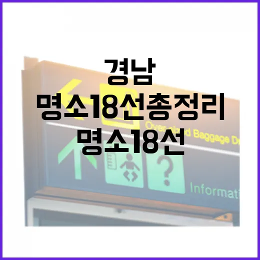 경남 여름휴가 명소 18선 총정리