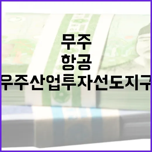 무주 항공우주산업 투자선도지구 선정