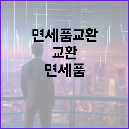 면세품 교환 절차 대폭 간소화