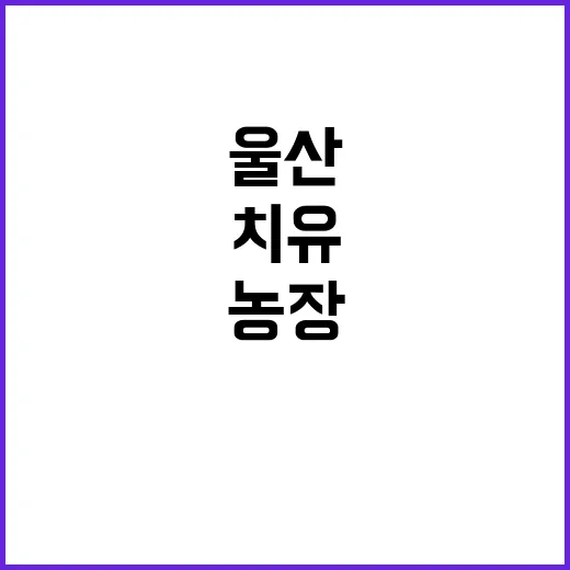 울산 초록별농장, 자연이 주는 치유의 힘