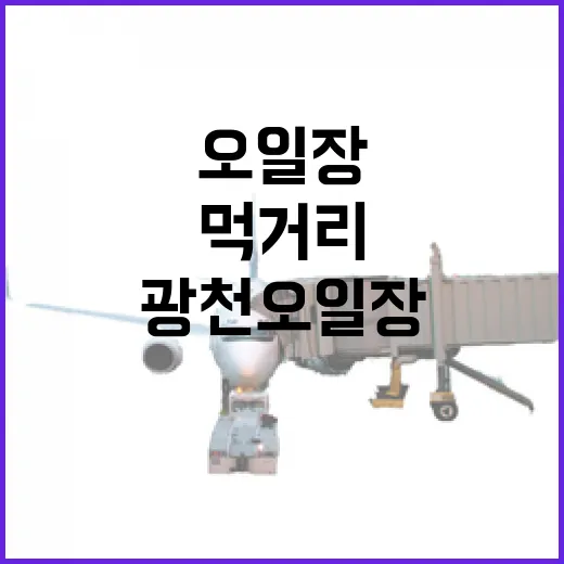 광천오일장, 제철 먹거리와 정겨움 가득