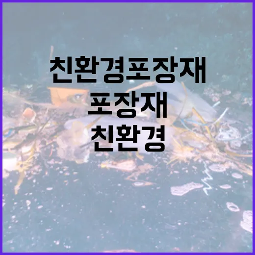 500년 스티로폼 대신 50일 분해 친환경 포장재