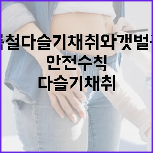 여름철 다슬기 채취와 갯벌활동 안전수칙