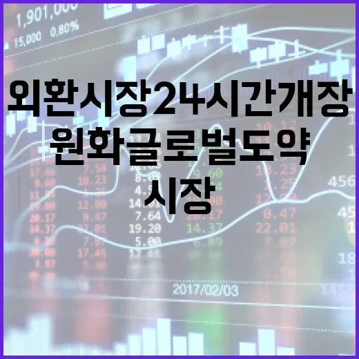 외환시장 24시간 개장, 원화 글로벌 도약 신호탄